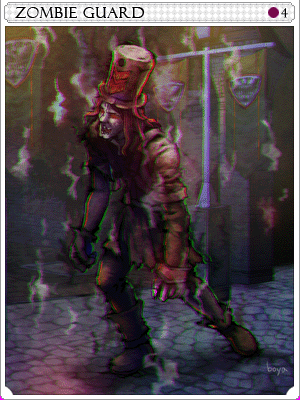 Zombie Guard Card