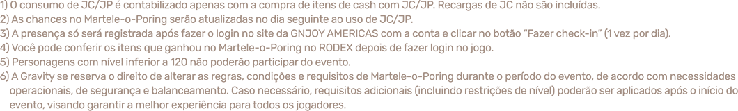 ROULETTE NOTICE